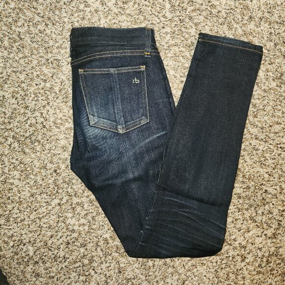 rag & bone Denim - Rag & Bone Skinny Selvedge Raw Denim Jeans – Made in USA 👖✨26x31, EUC $279 MSRP